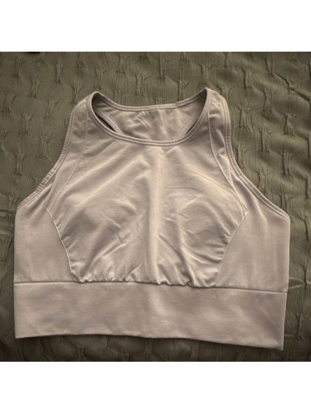 lululemon Light Beige/Blush High-Neck Sports Bra *BRAND NEW!! Never Worn!!*